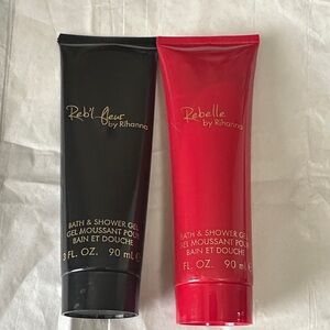 Rihanna Bath & Shower Gel Set - Black and Red